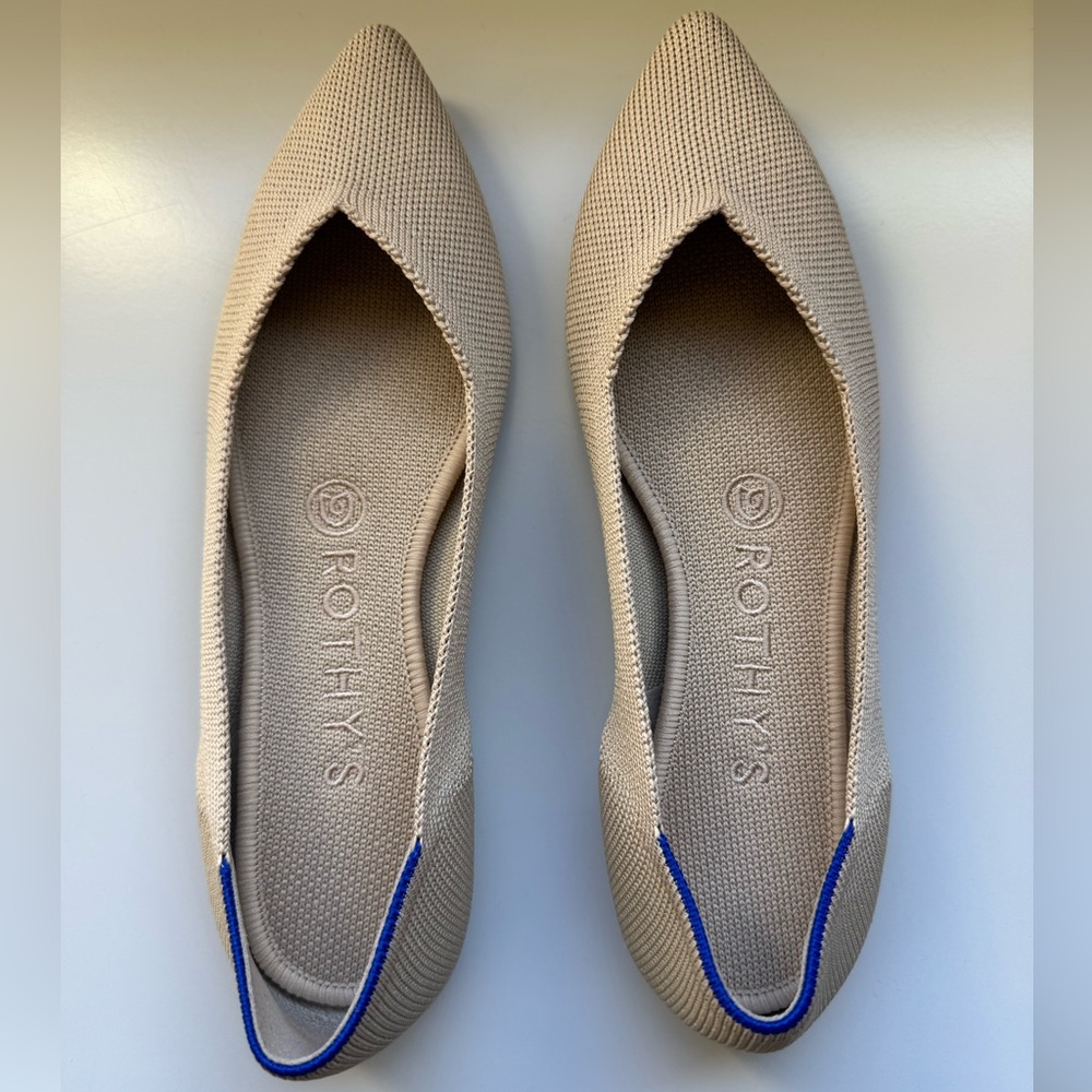 Rothy’s The Point in Ecru size 6.5